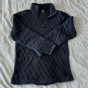 Blue J Crew Quarter Zip